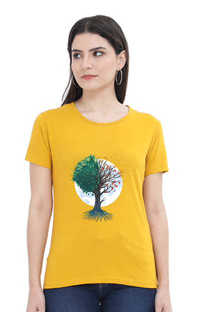Tree Of Butterflies Autumn T-Shirt
