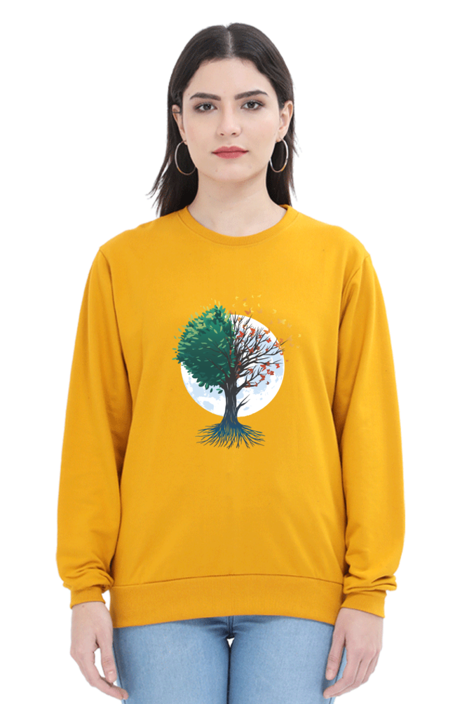 Tree Of Butterflies Autumn Sweatshirt