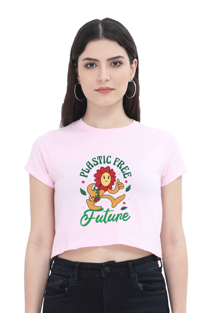 Plastic Free Flower Crop Top
