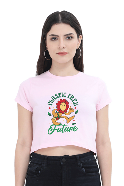 Plastic Free Flower Crop Top
