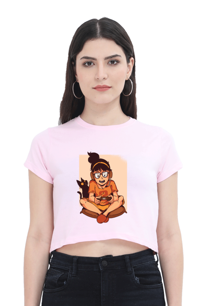 Gamer Girl Crop Top