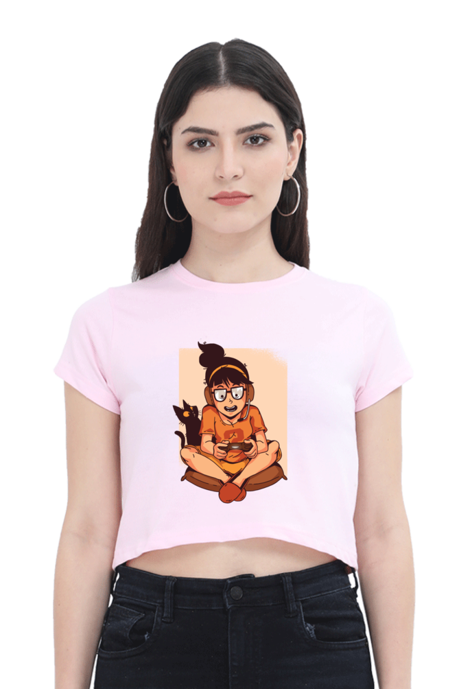 Gamer Girl Crop Top