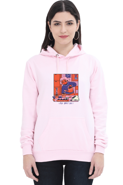 Girl Watering Plant Hooded Sweat Shirt