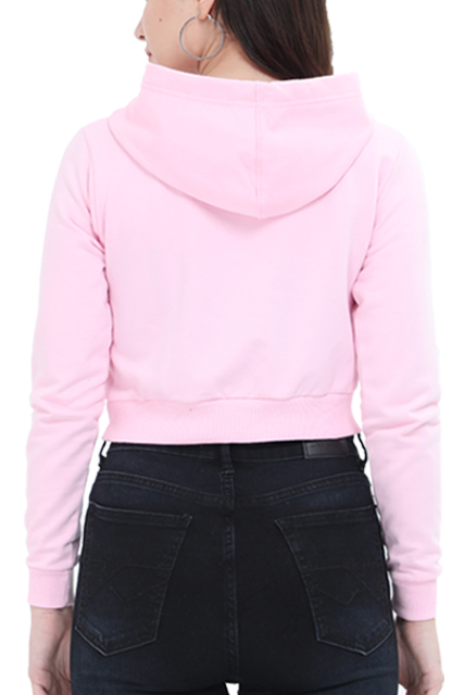Floral Horse Crop Hoodies