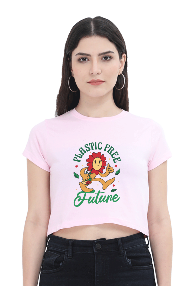 Plastic Free Flower Crop Top