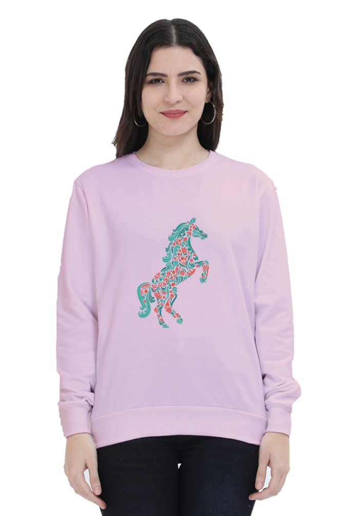 Floral Horse Sweatshirts