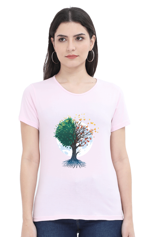 Tree Of Butterflies Autumn T-Shirt