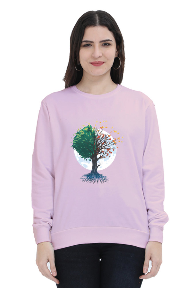 Tree Of Butterflies Autumn Sweatshirt