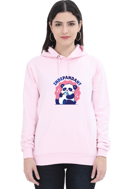 Indepandant Panda Hooded Sweat Shirt