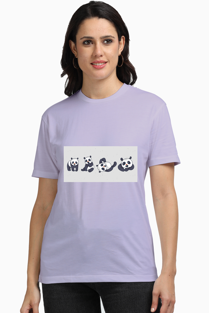 Cute Panda Set Supima T-Shirt