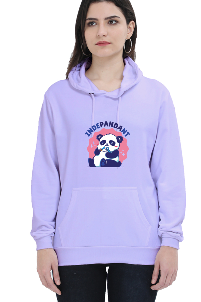 Indepandant Panda Hooded Sweat Shirt