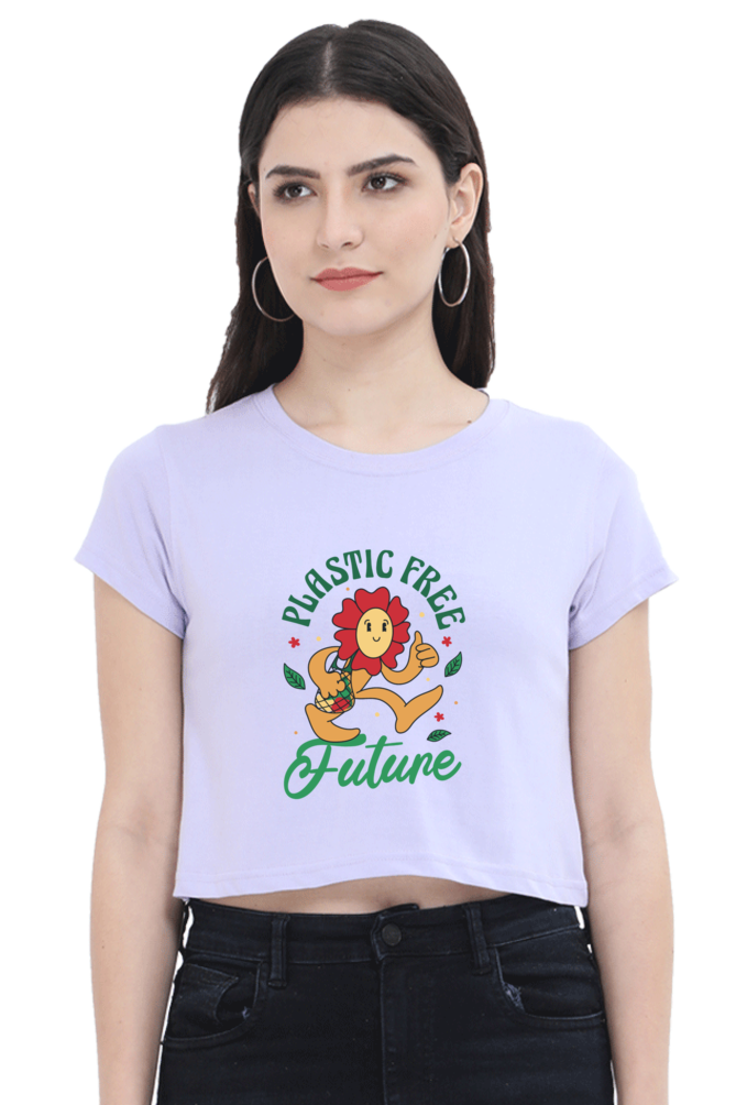 Plastic Free Flower Crop Top