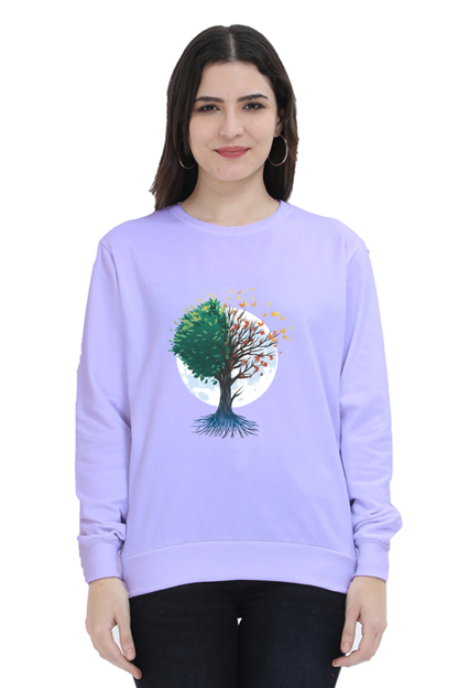Tree Of Butterflies Autumn Sweatshirt