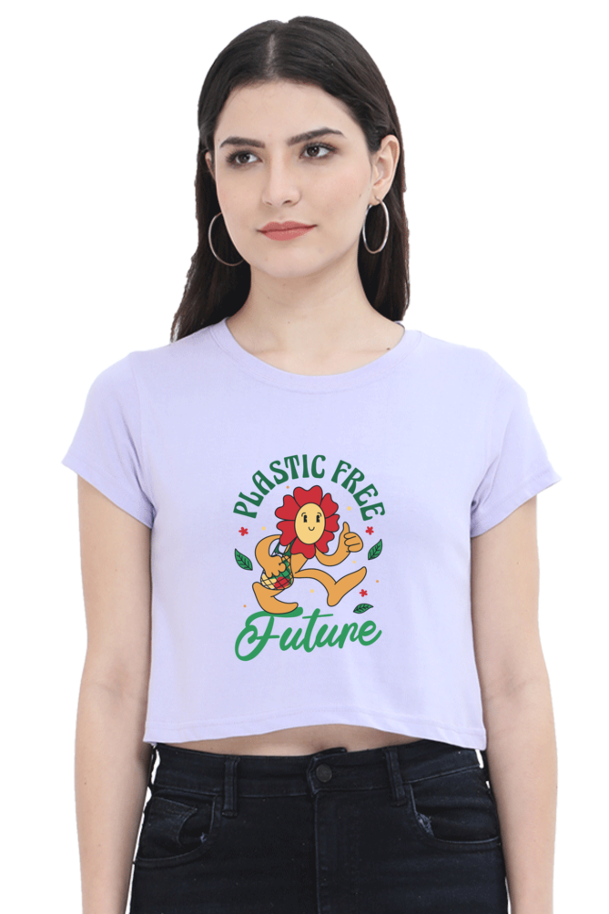 Plastic Free Flower Crop Top