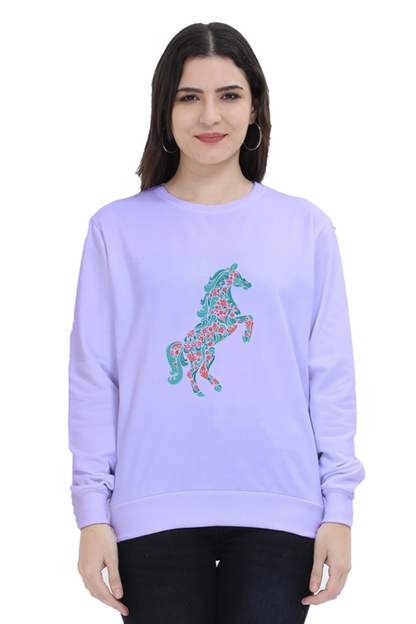 Floral Horse Sweatshirts