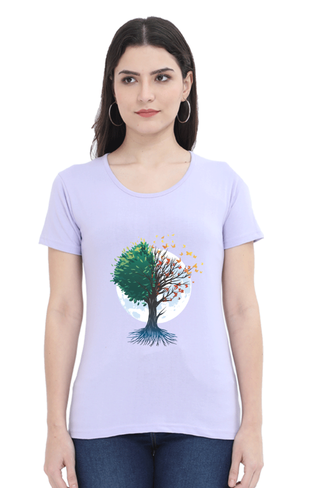Tree Of Butterflies Autumn T-Shirt