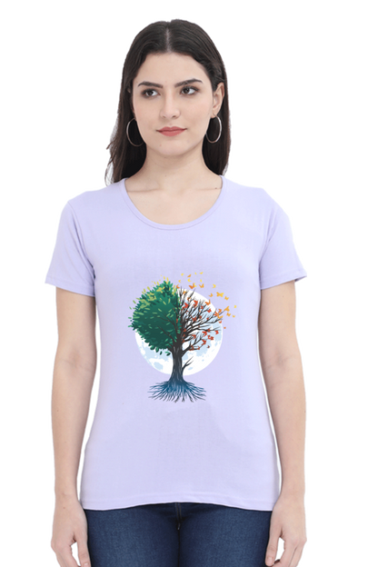 Tree Of Butterflies Autumn T-Shirt
