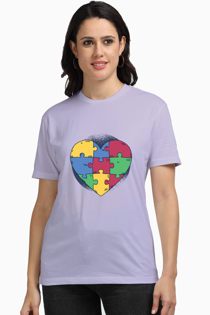 Autism Heart Puzzle Supima T-Shirt