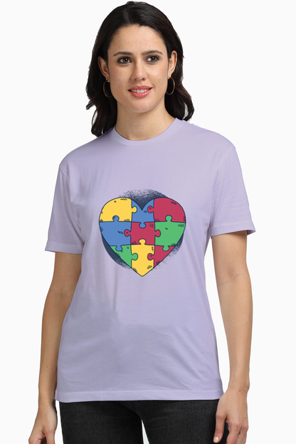 Autism Heart Puzzle Supima T-Shirt