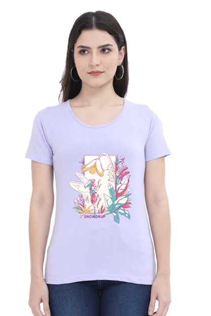 Small Fairy With Flowers T-Shirt