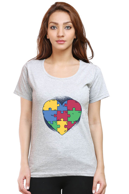 Autism Heart Puzzle T-Shirt