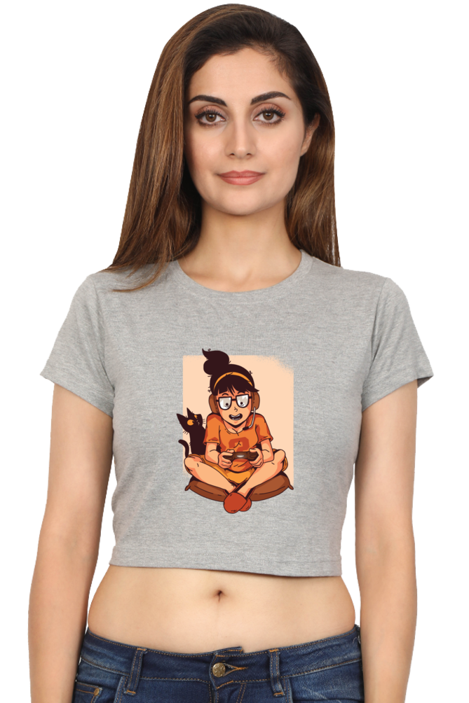 Gamer Girl Crop Top