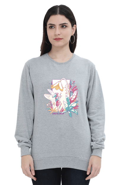 Small Fairy With Flowers Sweatshirt