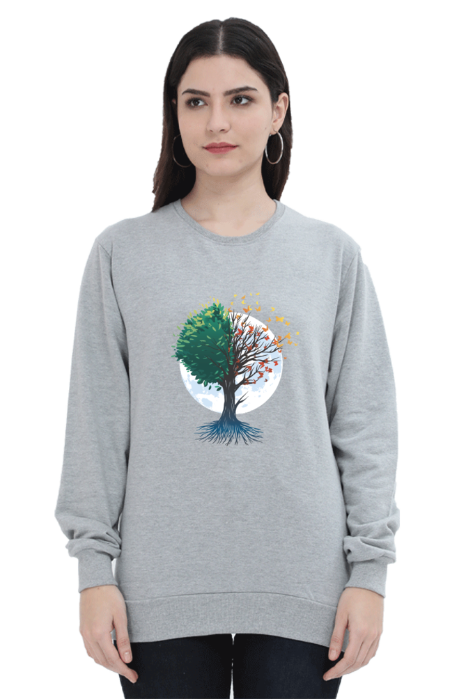 Tree Of Butterflies Autumn Sweatshirt