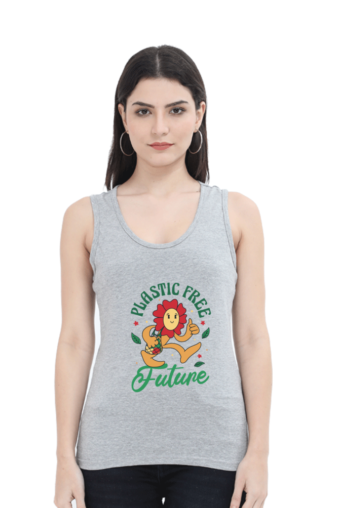 Plastic Free Flower Tank Top