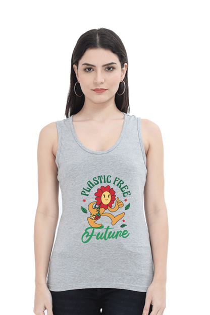 Plastic Free Flower Tank Top