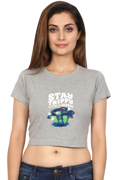 Magic Mushrooms Fantasy Crop Top