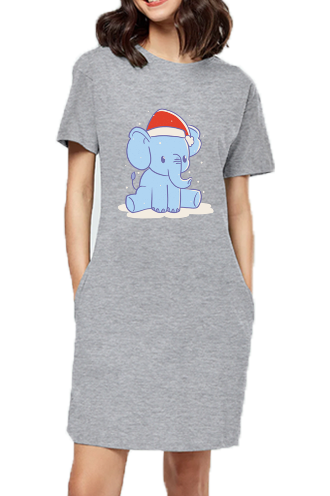 Elephant Hat T-Shirt Dress