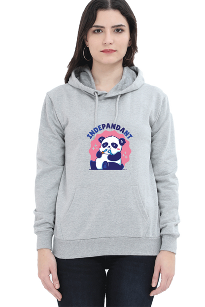 Indepandant Panda Hooded Sweat Shirt