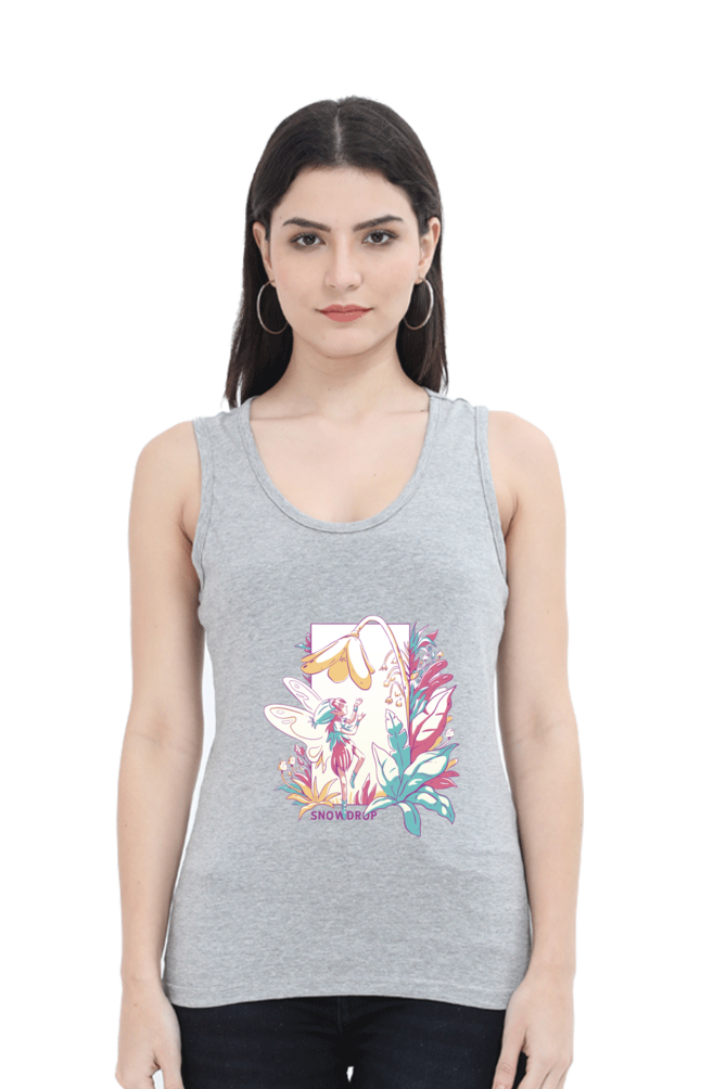 Small Fairy With Flowers Tank Top