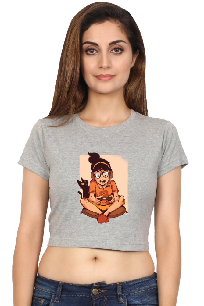 Gamer Girl Crop Top