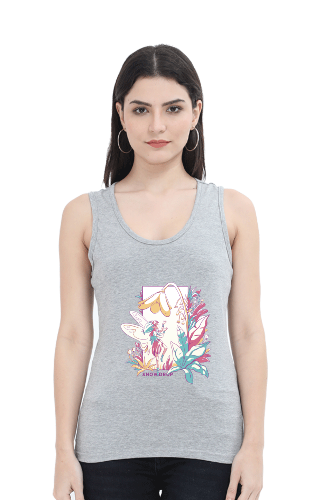 Small Fairy With Flowers Tank Top