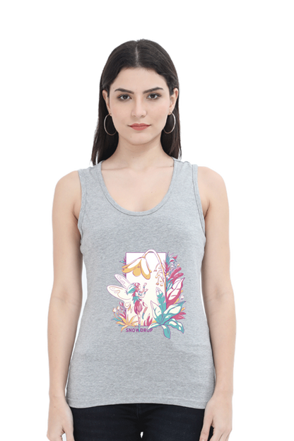 Small Fairy With Flowers Tank Top