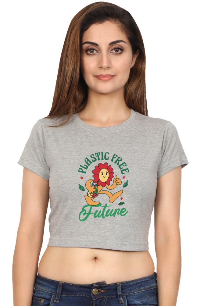 Plastic Free Flower Crop Top