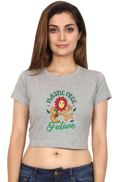 Plastic Free Flower Crop Top