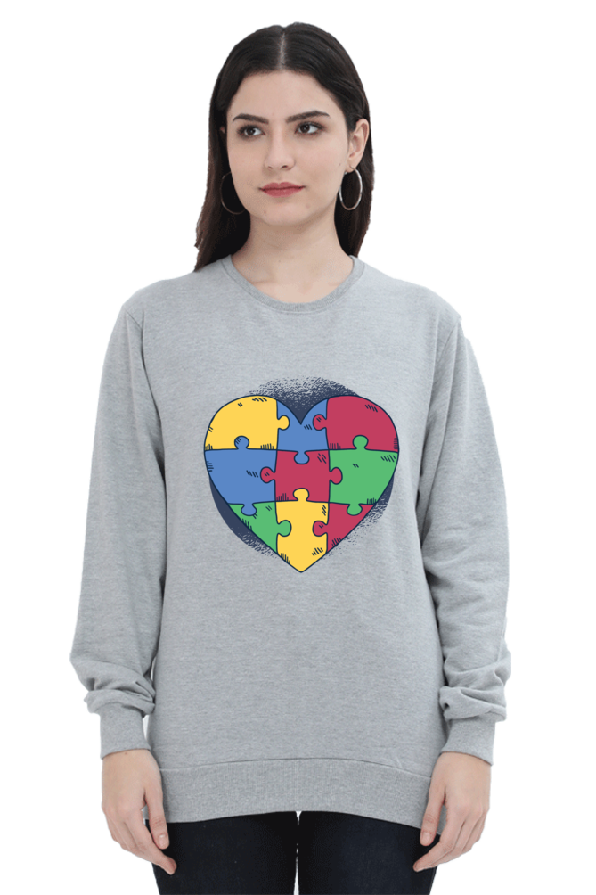 Autism Heart Puzzle Sweatshirt