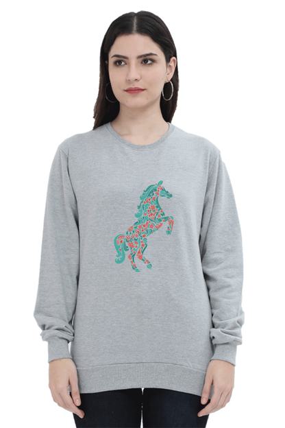 Floral Horse Sweatshirts