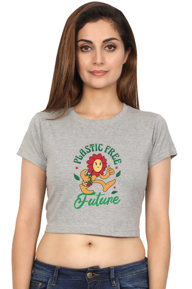 Plastic Free Flower Crop Top