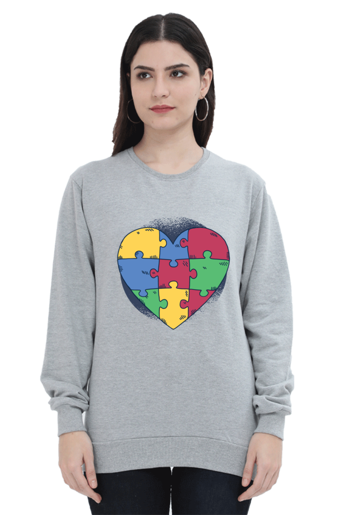 Autism Heart Puzzle Sweatshirt
