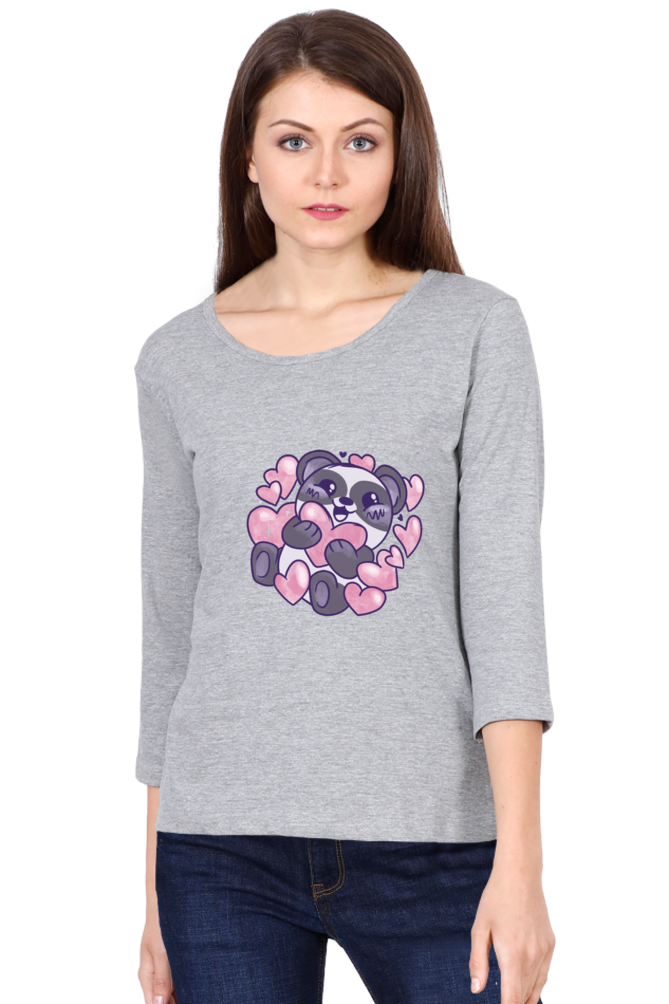 Panda Love Round Neck Full Sleeve