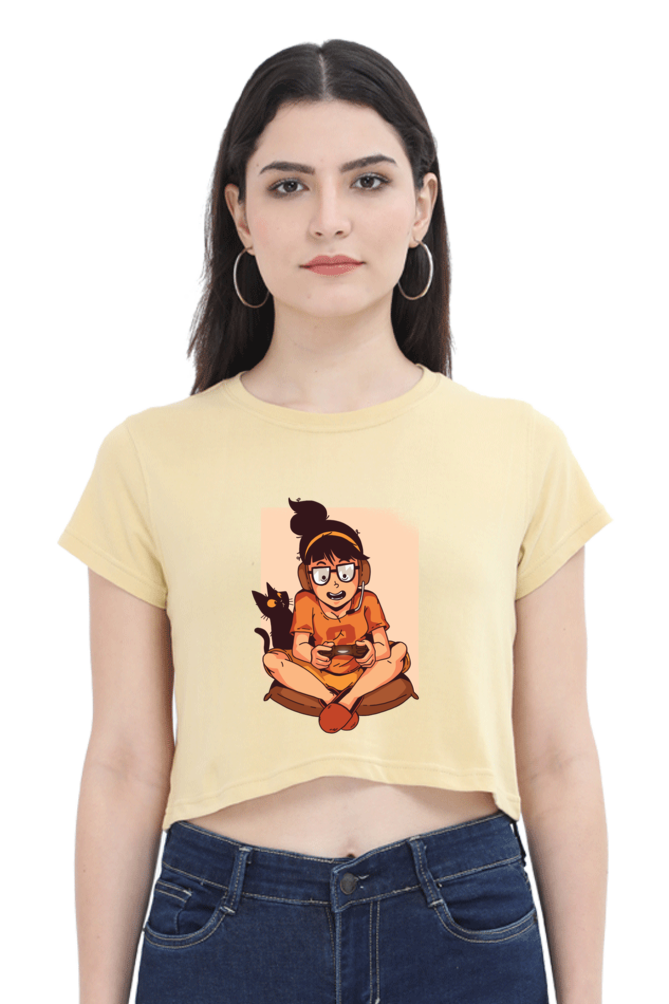 Gamer Girl Crop Top