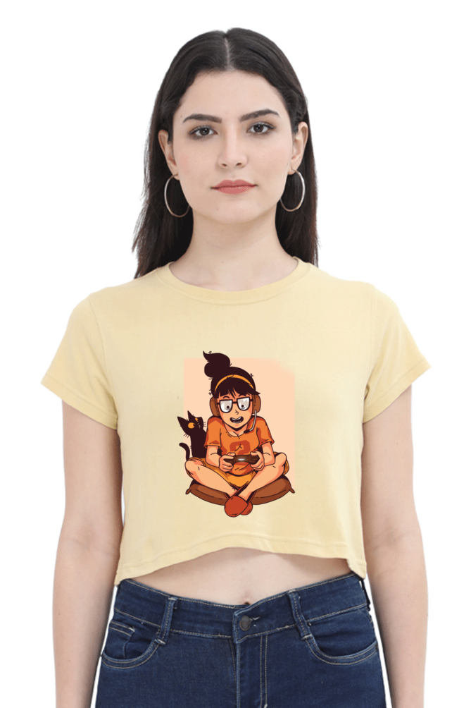 Gamer Girl Crop Top