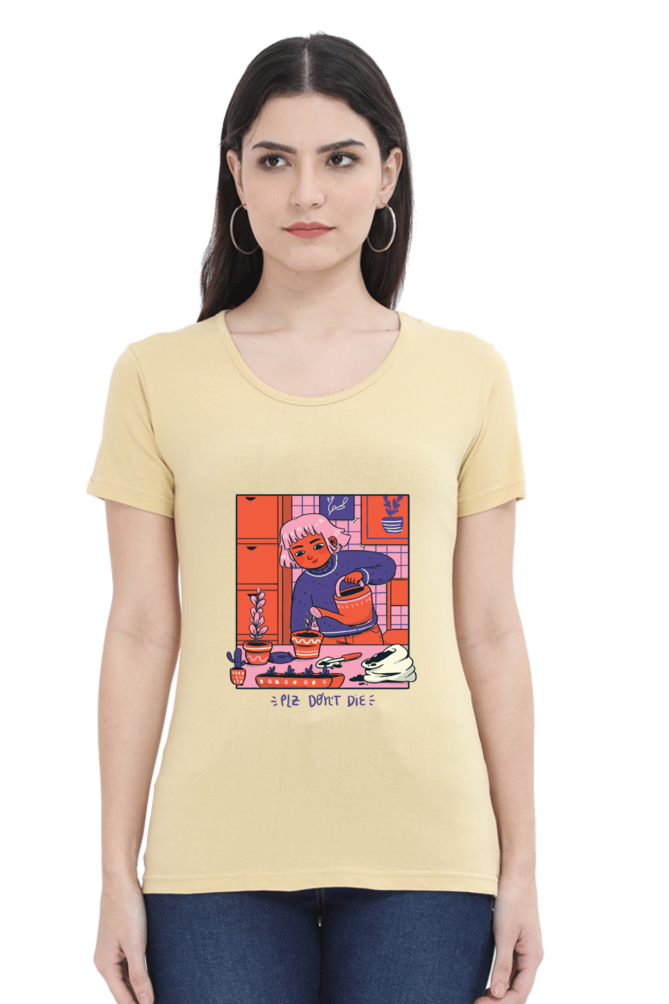 Girl Watering Plant T-Shirt