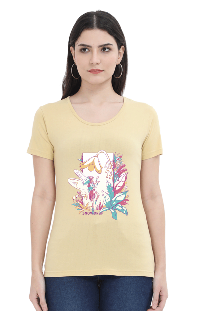 Small Fairy With Flowers T-Shirt