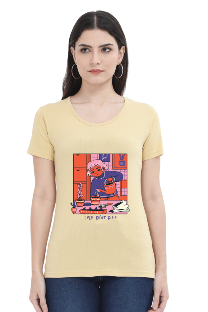 Girl Watering Plant T-Shirt