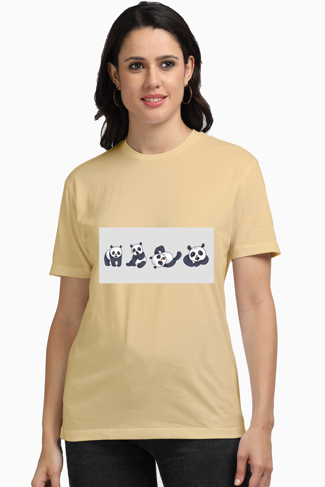 Cute Panda Set Supima T-Shirt